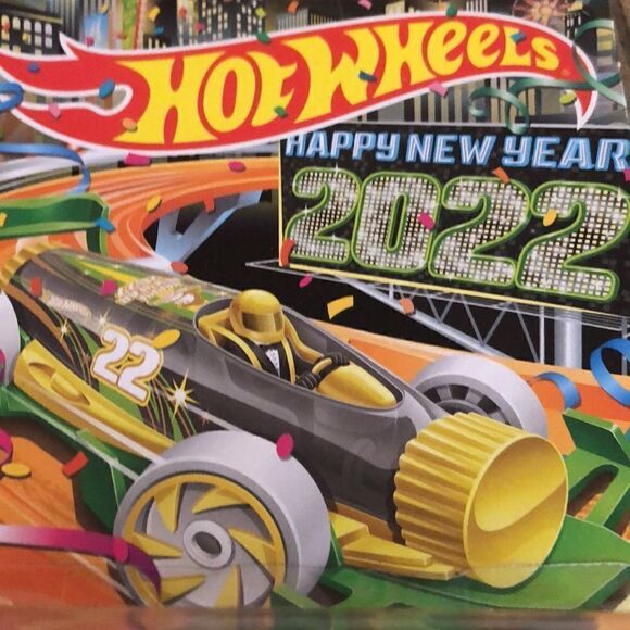 Hot Wheels City 2022 Hot Wheels Happy New Year🥳 Carbonator 1 2 Collect 1 4 Play - Picture 12 of 17